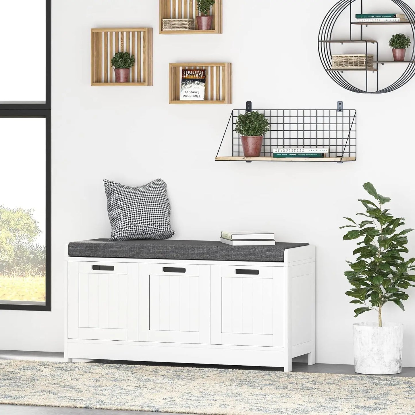 Entryway Storage Bench