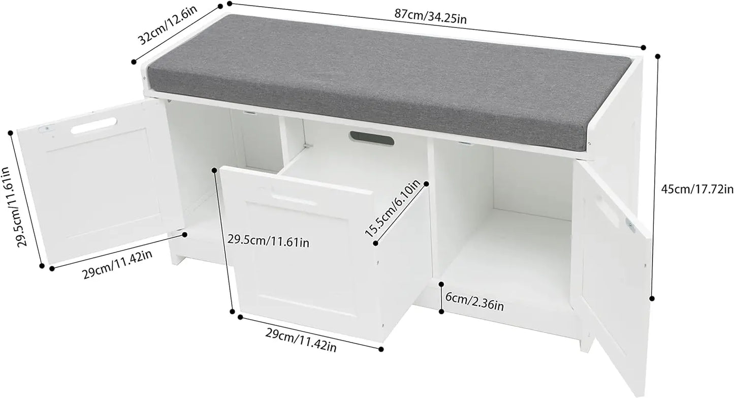 Entryway Storage Bench