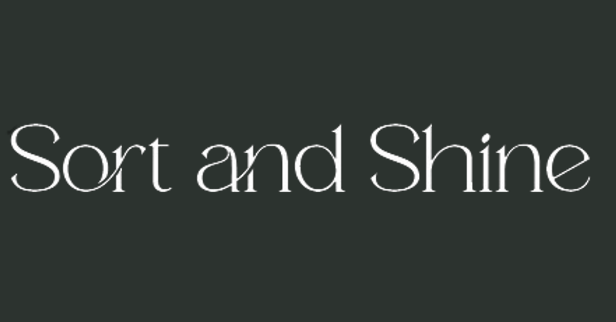 Sort and Shine – Sort & Shine